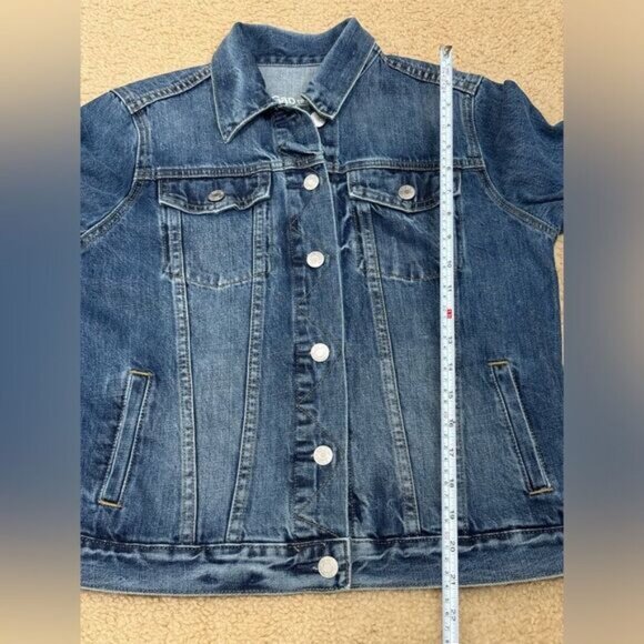 Gap Women’s Medium Wash Blue Denim Jean Jacket Sz M EUC - Picture 10 of 10